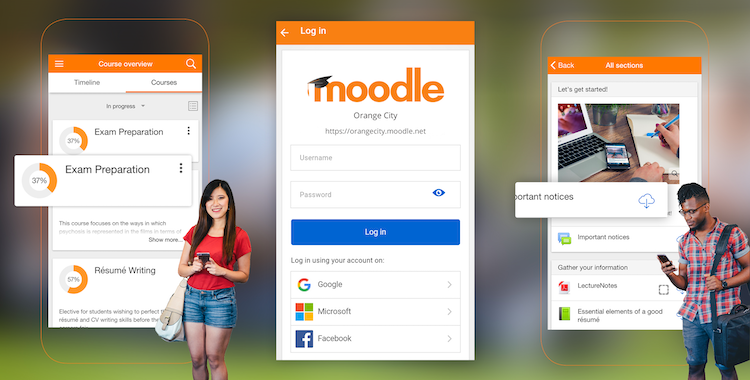 MOODLE phonelearning